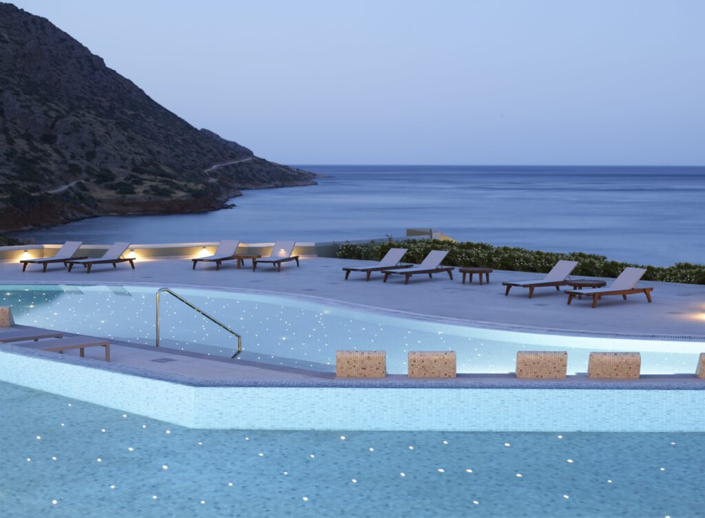 Communal Pools Evening View 2